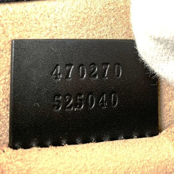 GUCCI Black Leather Sylvie Shoulder Bag - Picture 10 of 11